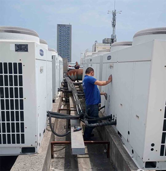 东昌中央空调制热和不制冷系统维修方法